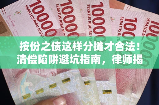 北京按份之债这样分摊才合法！清偿陷阱避坑指南，律师揭秘关键条款