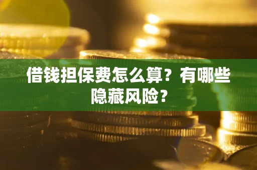 北京借钱担保费怎么算？有哪些隐藏风险？