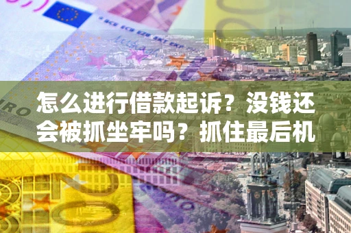 北京怎么进行借款起诉？没钱还会被抓坐牢吗？抓住最后机会！