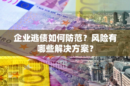 北京企业逃债如何防范？风险有哪些解决方案？