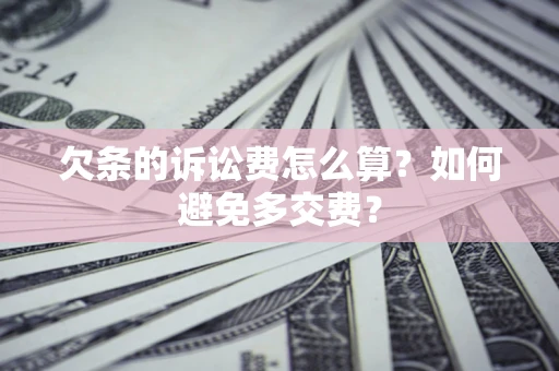 北京欠条的诉讼费怎么算？如何避免多交费？